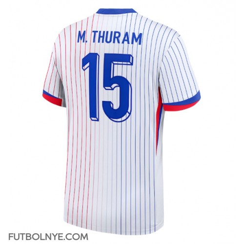 Camiseta Francia Marcus Thuram #15 Visitante Equipación Eurocopa 2024 manga corta